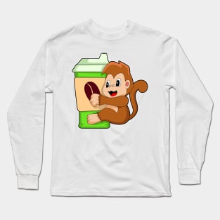 Monkey Coffee Mug Long Sleeve T-Shirt